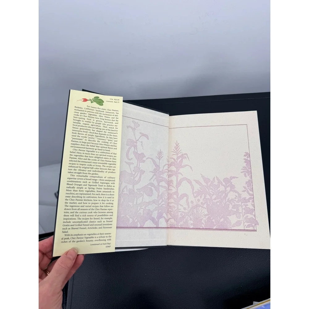 Alice Waters Chez Panisse Vegetables 1st Ed Hardcover Cookbook Farm to Table